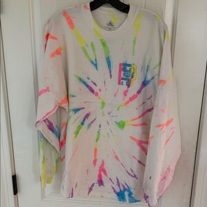 Walt Disney World Neon Tie-Dye Spirit Jersey Size Small